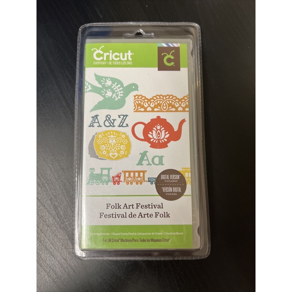 Cricut Folk Art Festival Cartridge New Sealed Digital Version Included